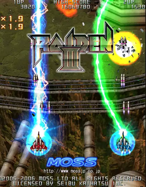 雷电Ⅲ＋式神の城Ⅲ＋交火[飞行射击三合一]