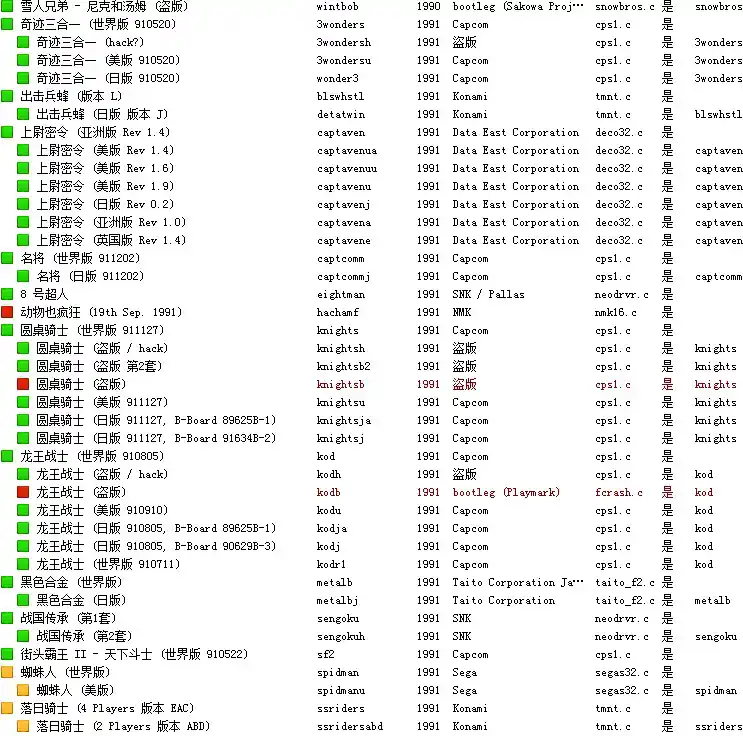 街机完美合集 | mameplus-0.147r5043＋安卓＋小霸王-典藏版