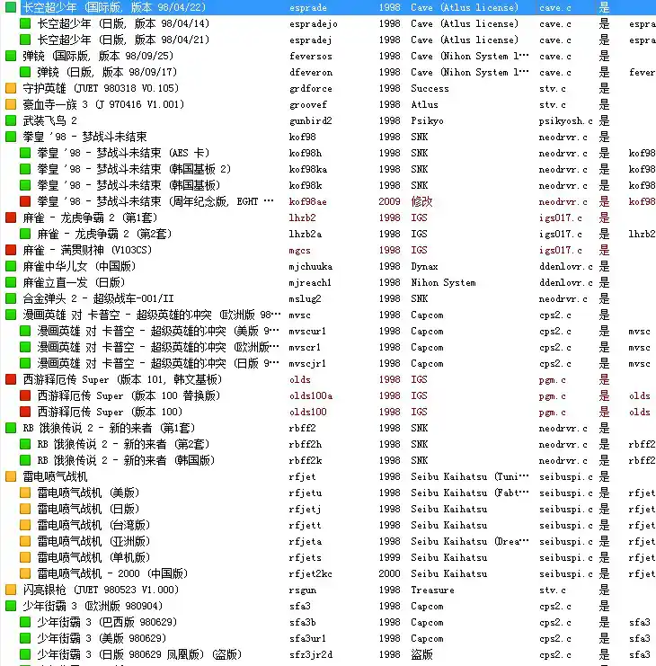 街机完美合集 | mameplus-0.147r5043＋安卓＋小霸王-典藏版